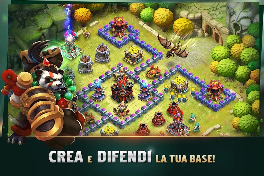 Clash of Lords 2: Italiano (Клэш оф Лордс 2)  [МОД Unlimited Money] Screenshot 1