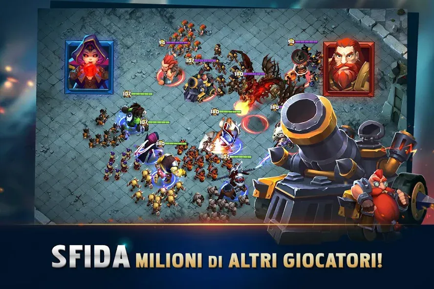 Clash of Lords 2: Italiano (Клэш оф Лордс 2)  [МОД Unlimited Money] Screenshot 4