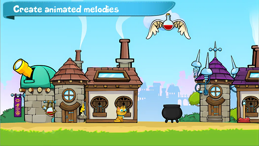 Cat Piano Meow - Sounds & Game  [МОД Mega Pack] Screenshot 3