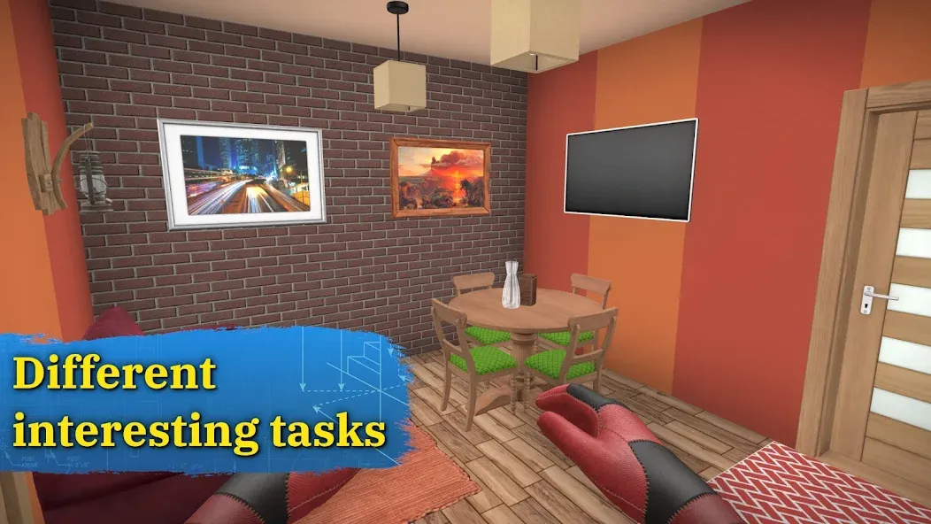 House Flipper: Home Design (Хаус Флиппер)  [МОД Menu] Screenshot 3