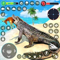 Взломанная Crocodile Games: Animal Games  [МОД Все открыто] - полная версия apk на Андроид