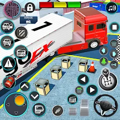 Взломанная Truck parking Jam Game: Puzzle  [МОД Mega Pack] - полная версия apk на Андроид