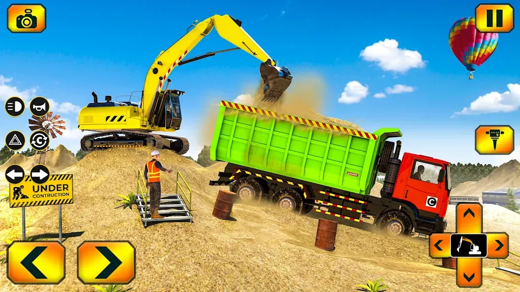 Sand Excavator Simulator Games  [МОД Unlocked] Screenshot 5