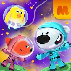 Взломанная Be-be-bears in space  [МОД Menu] - стабильная версия apk на Андроид