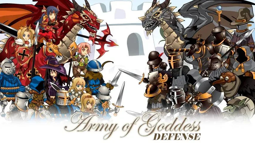 Army of Goddess Defense (Армия Обороны Богинь)  [МОД Бесконечные монеты] Screenshot 1