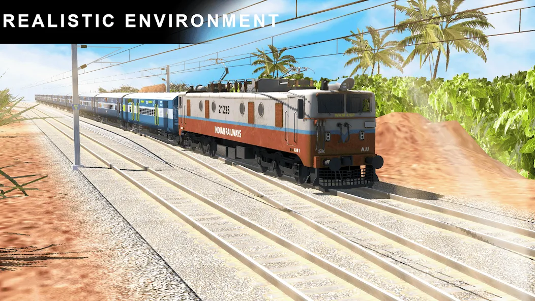 Indian Railway Train Simulator (Индийский Железнодорожный Поезд Симулятор)  [МОД Много денег] Screenshot 5