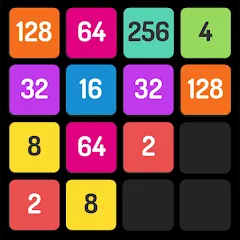 Взломанная X2 Blocks - 2048 Number Game (Блоки)  [МОД Много денег] - полная версия apk на Андроид