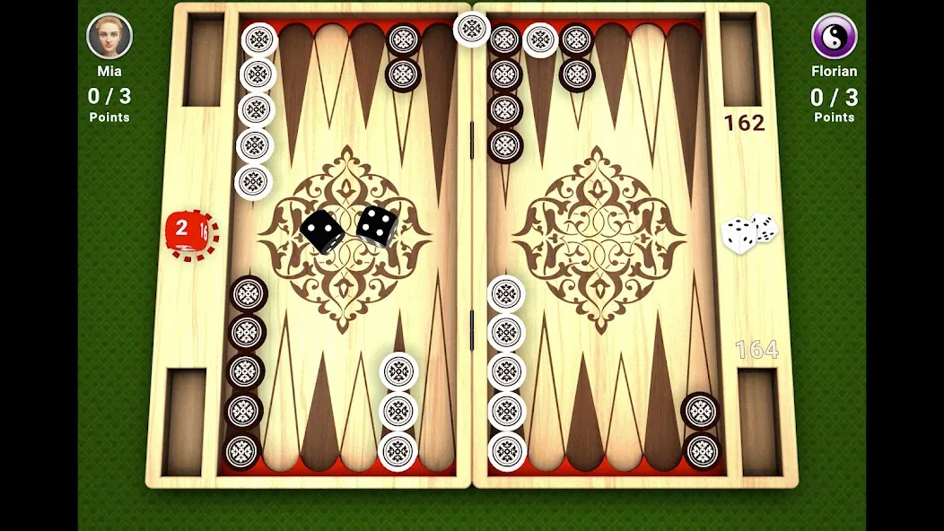 Backgammon -  Board Game  [МОД Бесконечные деньги] Screenshot 4