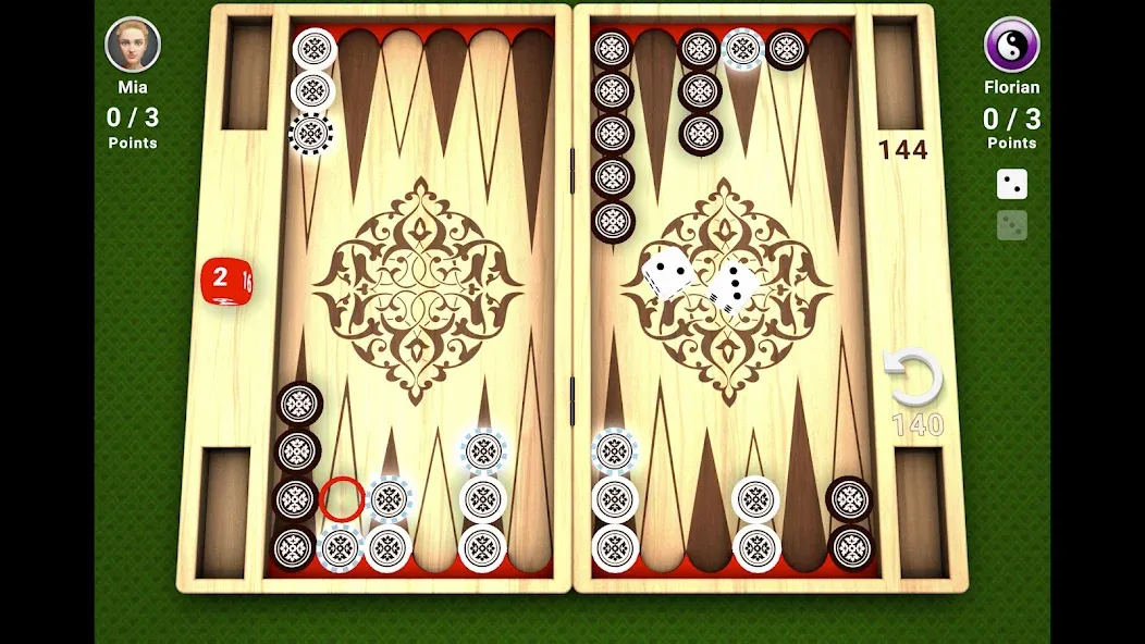 Backgammon -  Board Game  [МОД Бесконечные деньги] Screenshot 5