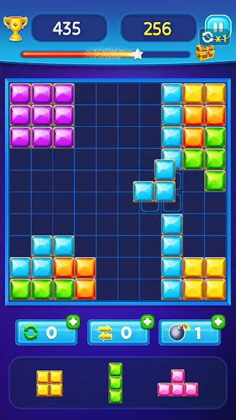 Block Puzzle - Gem Block (Блокпазл блокголоволомка)  [МОД Unlocked] Screenshot 2