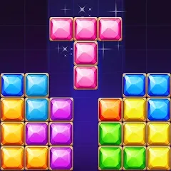 Скачать взломанную Block Puzzle - Gem Block (Блокпазл блокголоволомка)  [МОД Unlocked] - последняя версия apk на Андроид