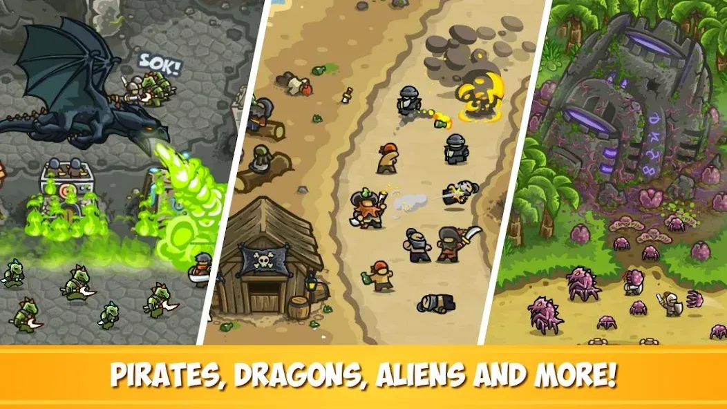 Kingdom Rush Frontiers TD (Кингдом Раш Фронтис ТД)  [МОД Unlocked] Screenshot 5