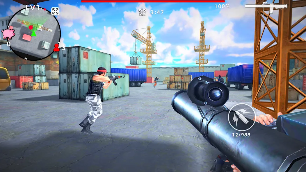 Gun Strike: FPS Shooter Game (Каунтер Атак)  [МОД Много монет] Screenshot 5