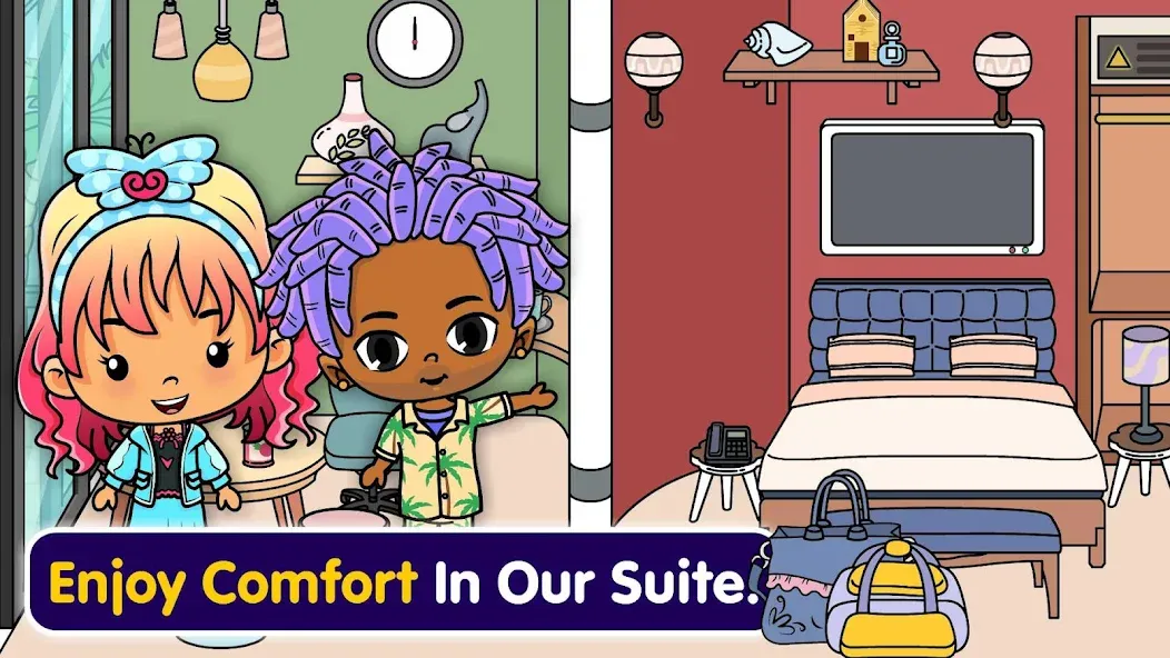 Tizi Town - My Hotel Games  [МОД Mega Pack] Screenshot 2