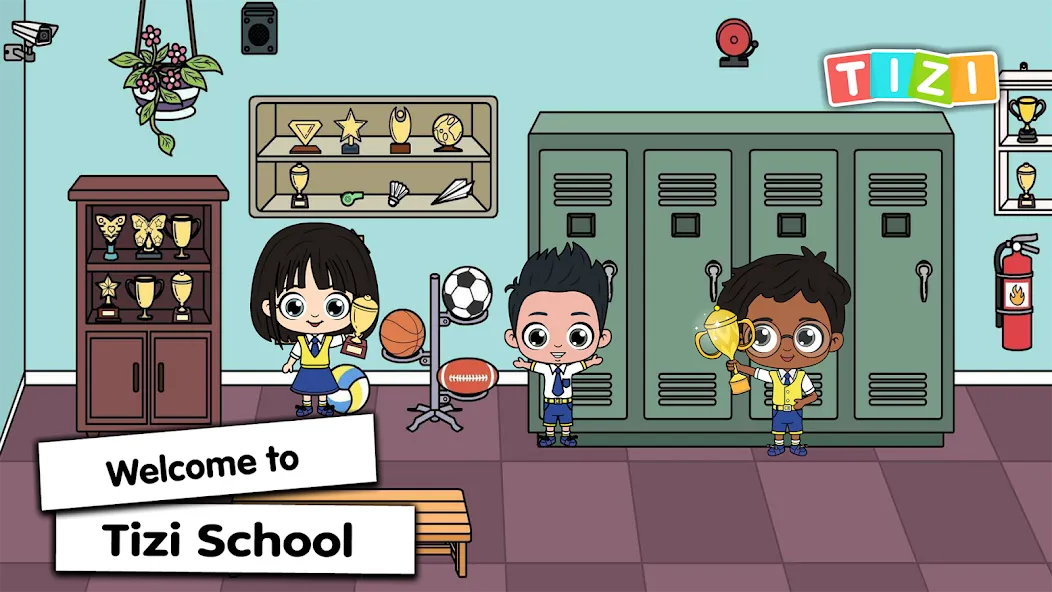 Tizi Town - My School Games  [МОД Бесконечные деньги] Screenshot 1