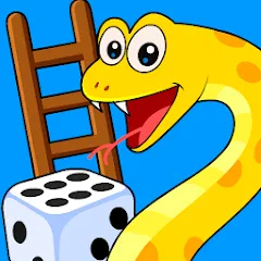 Взломанная Snake and Ladder Games  [МОД Меню] - последняя версия apk на Андроид