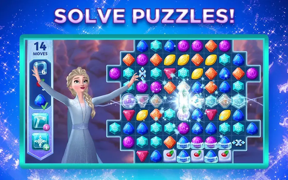 Disney Frozen Adventures (Дисней)  [МОД Много денег] Screenshot 1