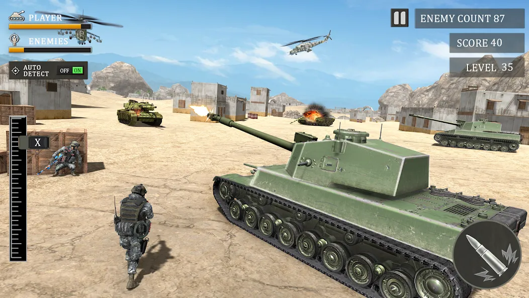 Tank Fury: Battle of Steels  [МОД Бесконечные деньги] Screenshot 5