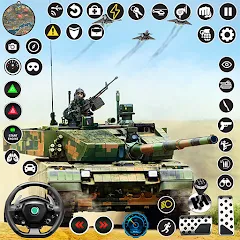 Взлом Tank Fury: Battle of Steels  [МОД Бесконечные деньги] - стабильная версия apk на Андроид