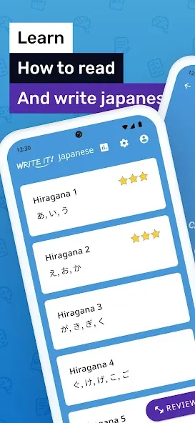 Write It! Japanese  [МОД Unlocked] Screenshot 1