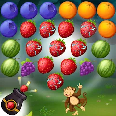 Взлом Fruits Shooter Pop (Фрутс Шутер Поп)  [МОД Много монет] - стабильная версия apk на Андроид