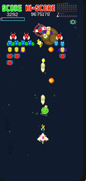 Galaxiga Retro Arcade Action (Галаксига Ретро Аркейд Экшн)  [МОД Mega Pack] Screenshot 3