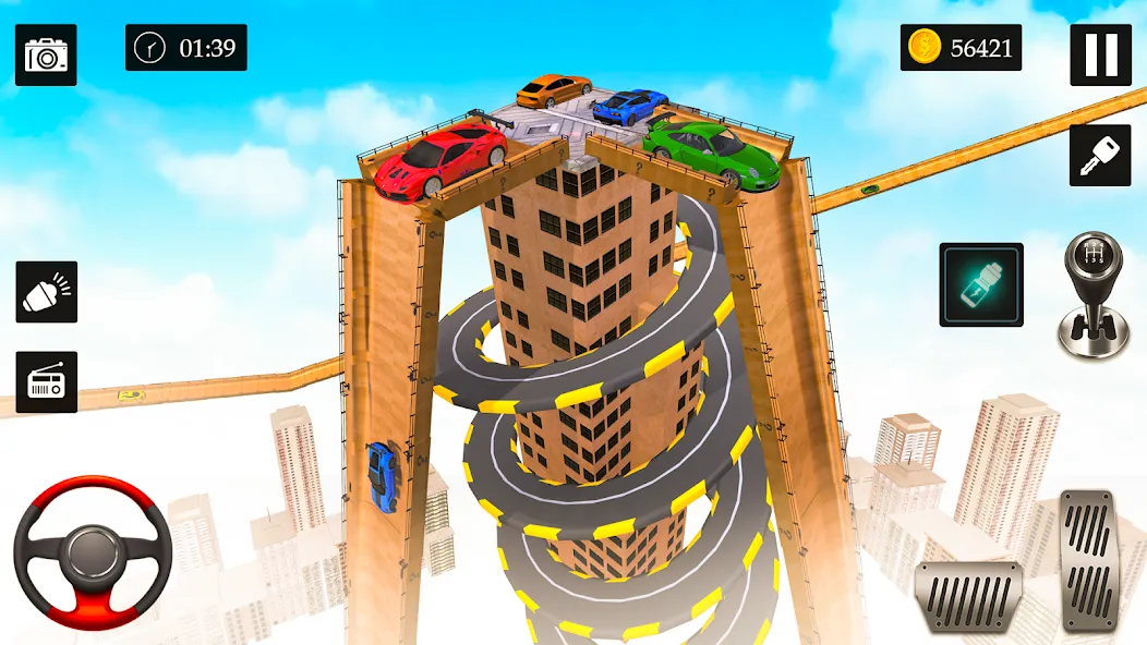 Ramp Car Stunt Racing Game (Крейзи Кар Стантс)  [МОД Mega Pack] Screenshot 1