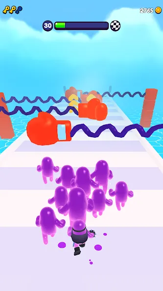 Join Blob Clash 3D: Mob Runner (Джойн Блоб Клаш 3D)  [МОД Бесконечные монеты] Screenshot 2