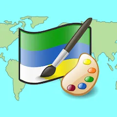 Скачать взломанную Draw The Flag - Quiz & Maker  [МОД Много монет] - стабильная версия apk на Андроид