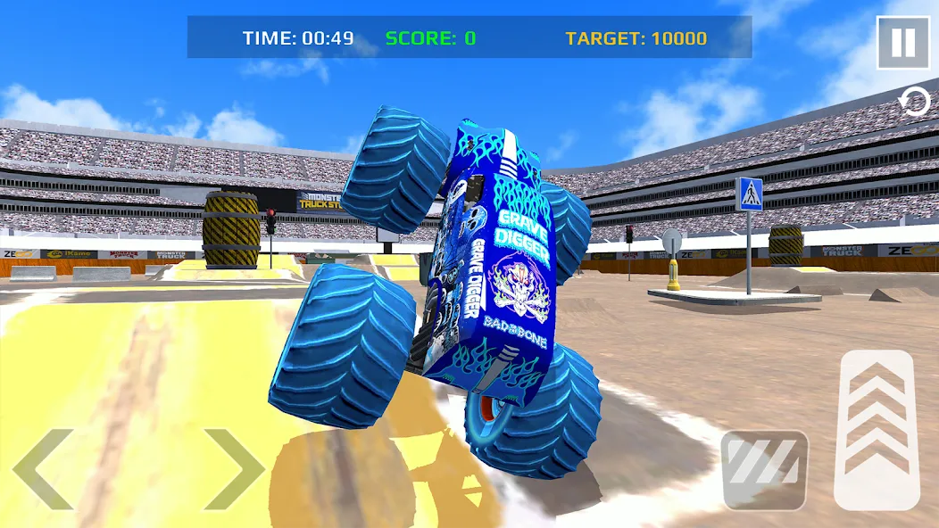 Car Games: Monster Truck Stunt (Монстртрак стант)  [МОД Много денег] Screenshot 3