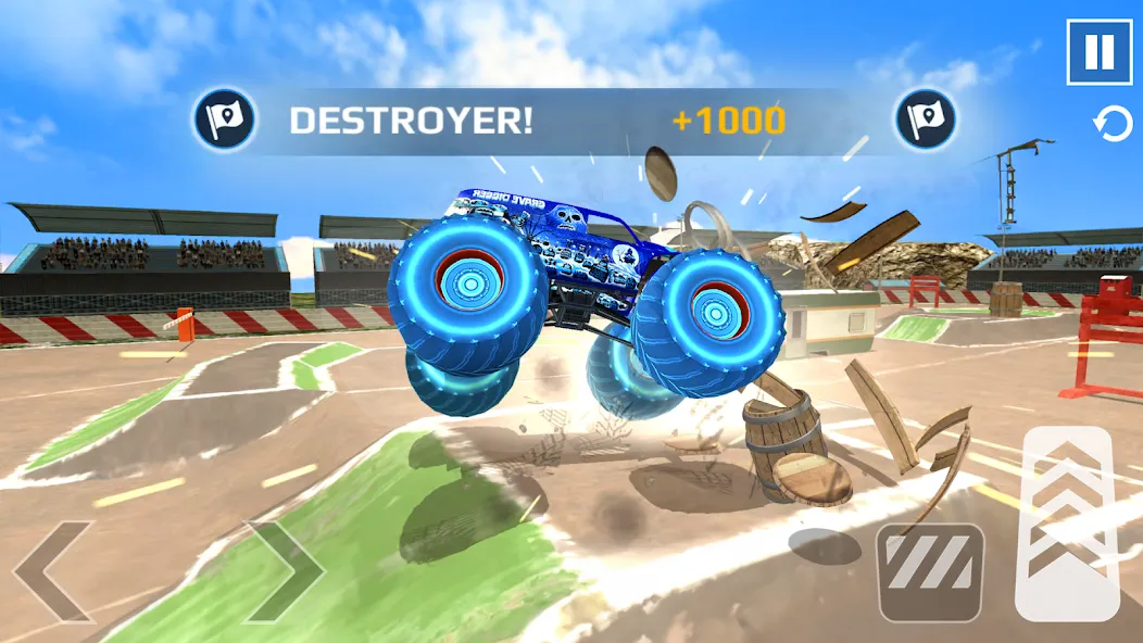 Car Games: Monster Truck Stunt (Монстртрак стант)  [МОД Много денег] Screenshot 4