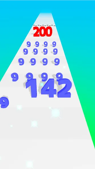 Number Master: Run and merge (Намбер Мастер)  [МОД Много денег] Screenshot 2