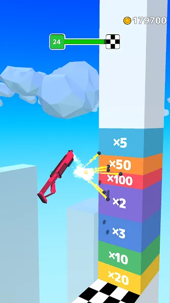 Gun Sprint (Ган Спринт)  [МОД Unlimited Money] Screenshot 5