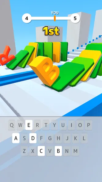 Type Spin: alphabet run game (Тайп Спин)  [МОД Бесконечные монеты] Screenshot 1