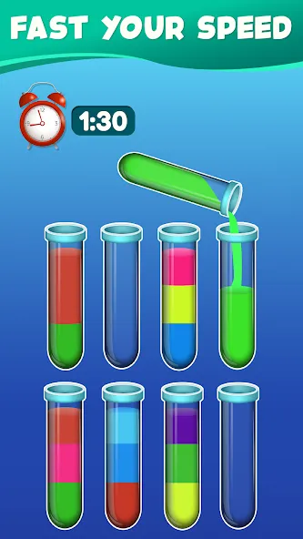 Water Sort Color Sorting games (Вотер Сорт Колор Сортинг гейм)  [МОД Unlimited Money] Screenshot 4