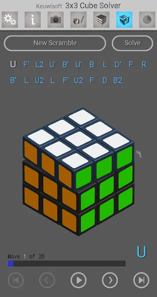 3x3 Cube Solver (х3 кубик решатель)  [МОД Много монет] Screenshot 4