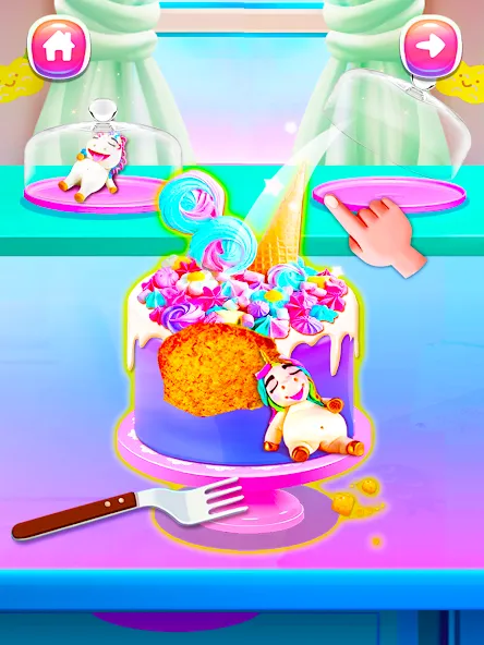 Girl Games: Unicorn Cooking  [МОД Меню] Screenshot 5