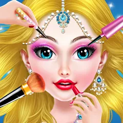 Взломанная Doll Makeover - Fashion Queen (Игры по макияжу для девочек)  [МОД Unlocked] - последняя версия apk на Андроид