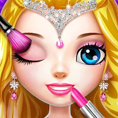 Скачать взломанную Princess Makeup Salon  [МОД Все открыто] - полная версия apk на Андроид