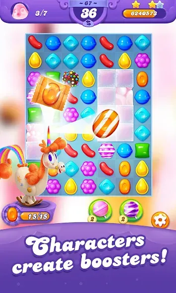 Candy Crush Friends Saga (Кенди Краш Френдс Сага)  [МОД Много денег] Screenshot 3