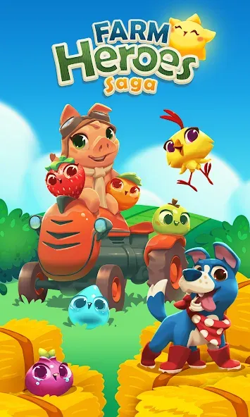 Farm Heroes Saga (Фарм Хероус Сага)  [МОД Unlimited Money] Screenshot 1