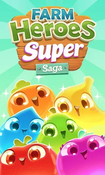 Farm Heroes Super Saga (Фарм Хероес Супер Сага)  [МОД Unlocked] Screenshot 5