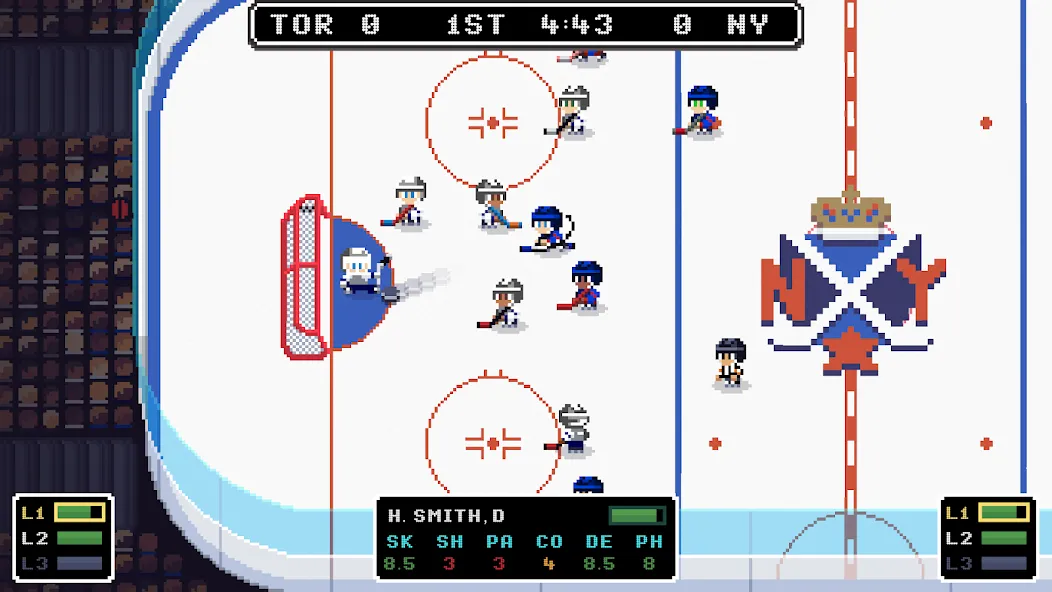 Ice League Hockey (Айс Лиг Хоккей)  [МОД Бесконечные монеты] Screenshot 1