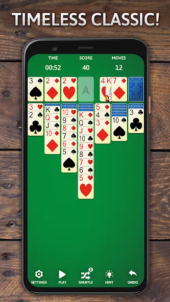 Solitaire Classic Era Games  [МОД Много монет] Screenshot 1