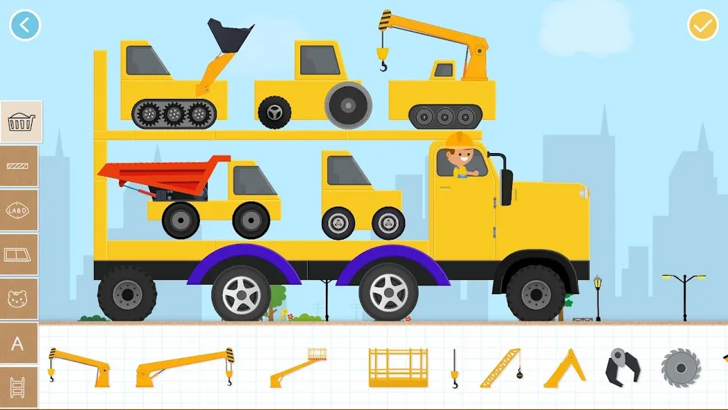 Labo Brick Car 2 Game for Kids (Лабо)  [МОД Бесконечные монеты] Screenshot 2