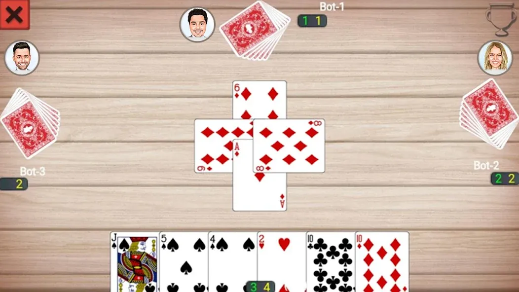 Callbreak Prince: Card Game (Каллбрейк Принц)  [МОД Много монет] Screenshot 4