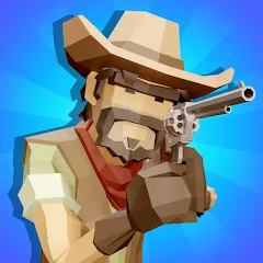 Взлом Western Cowboy: Shooting Game (Вестерн Каубой)  [МОД Mega Pack] - полная версия apk на Андроид