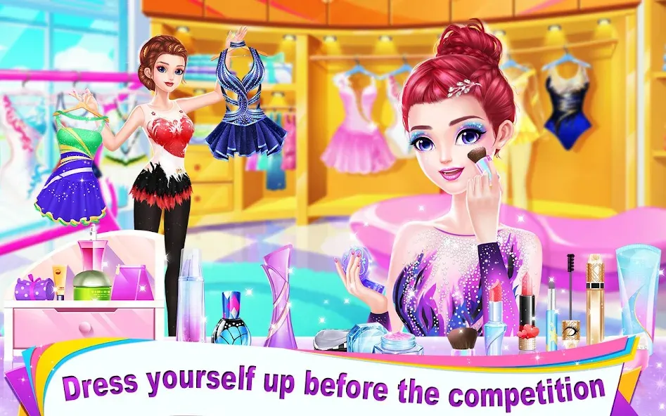 Gymnastics Queen (Джимнастикс Квин)  [МОД Menu] Screenshot 2