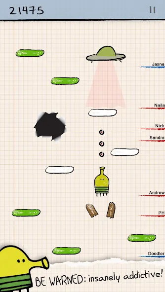 Doodle Jump (Дудл Джамп)  [МОД Много денег] Screenshot 1