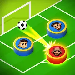 Взломанная Super Soccer 3v3 (Online) (упер футбол 3 на 3)  [МОД Много денег] - полная версия apk на Андроид